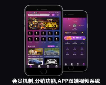 精美UI界面/APP视频系统双端/会员机制