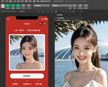 AI人脸动漫头像生成系统小程序源码在线生成动漫头像卡通动漫头像生成diy动漫头像制作
