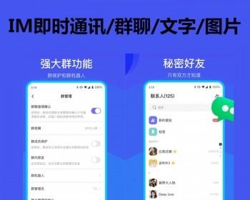 运营版本IM即时通讯系统在线聊天群聊源码语音视频在线通话平台系统搭建