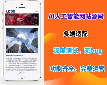 【AI智能机器人网站源码】智能机器人网站模板AI人工智能网站源码下载 企业网站搭建部署