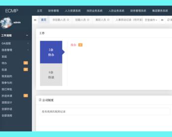 企业综合运营管理系统/人力资源/财务/业务管理/OA系统