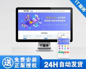 【正版】企业记账报税公司注册商务服务网站模板 财务会计类网站源码