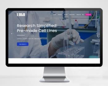 外贸生物细胞公司网站模板