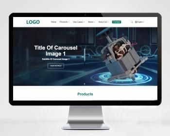 双语公司企业官网网站模板