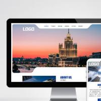 （自适应手机端）节能技术设备网站模板 大气的蓝色网站源码下载