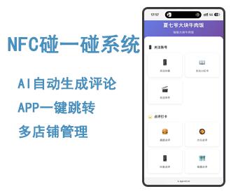 碰一碰NFC 店铺营销系统 AI生成评论