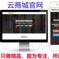 云商城系统授权官网单页源码,产品推广宣传引导引流页面,可以做公司工作室官方引导页面2