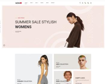 外贸服装行业商城系统源码跨境电商购物网站b2c响应式独立站源码wordpress独立站源码