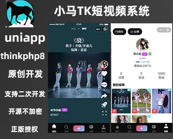 小马软件 2025TK短视频 tiktok 多国语言 开源不加密 支持二次开发