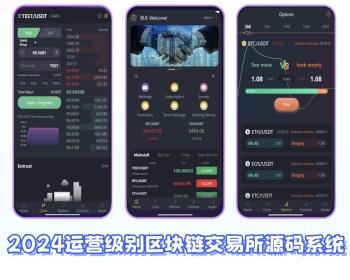 【2025多语言运营版交易所】期权交易/币币交易/申购/PC/H5段自适应源代码
