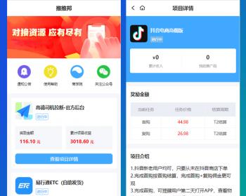 推推邦系统 APP拉新 APP地推 悬赏任务 放单任务 任务佣金平台 系统 源码 平台 软件 开发