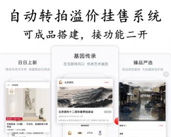 转拍/寄售/溢价抢购/竞拍商城/商品中奖/ 投资理财 线上商城 积分商城系统源码搭建