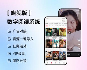 自研数字阅读系统，短剧，小说，漫画，听书，故事，影视，可接入各大广告平台。